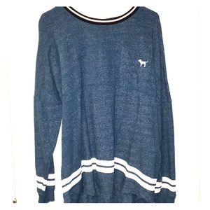 Blue Victoria's Secret "Pink" sweater